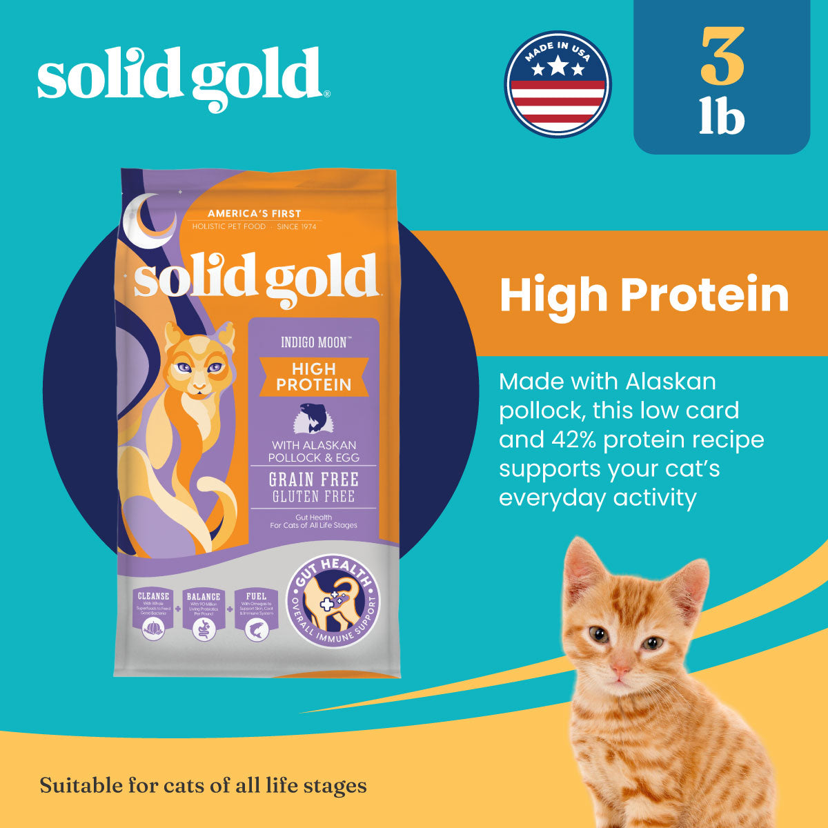 Solid Gold- Indigo Moon