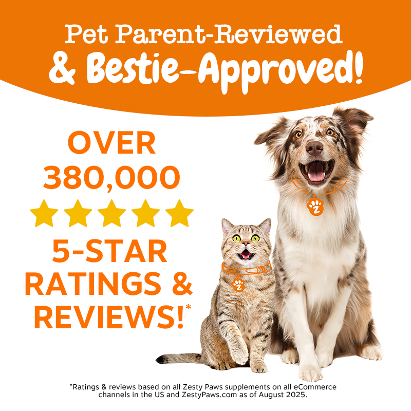 Zesty Paws Inside-out Bundle (Skin & Coat, Urinary Tract & Probiotic Bites 90ct)