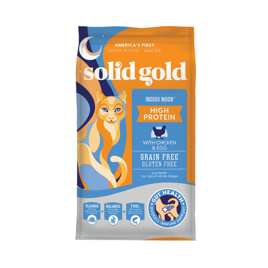 Solid Gold Cat Dry Food Indigo Moon With Chicken (3LB/12LB) - High Protein