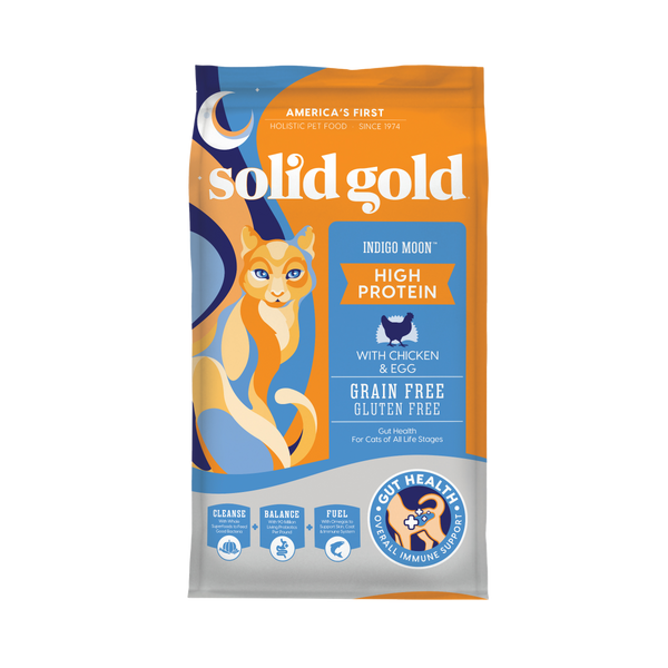 Solid Gold Cat Dry Food Indigo Moon With Chicken (3LB/12LB) - High Protein