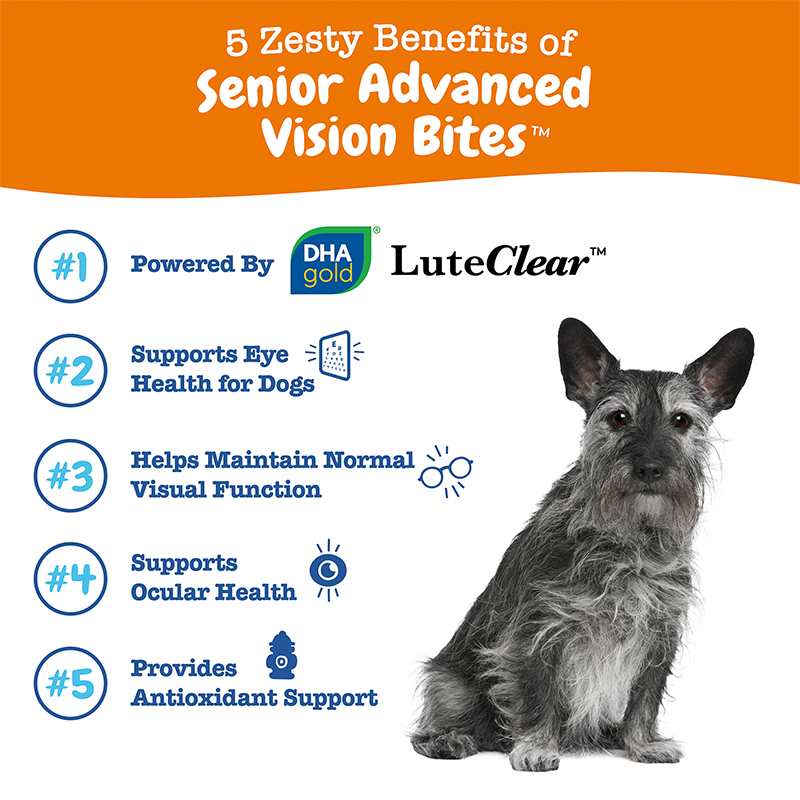 Zesty Paws Senior Longevity Bundle (Senior Adv. Vision/Senior Adv. 11-in-1 Multivitamin Chicken/Beef)