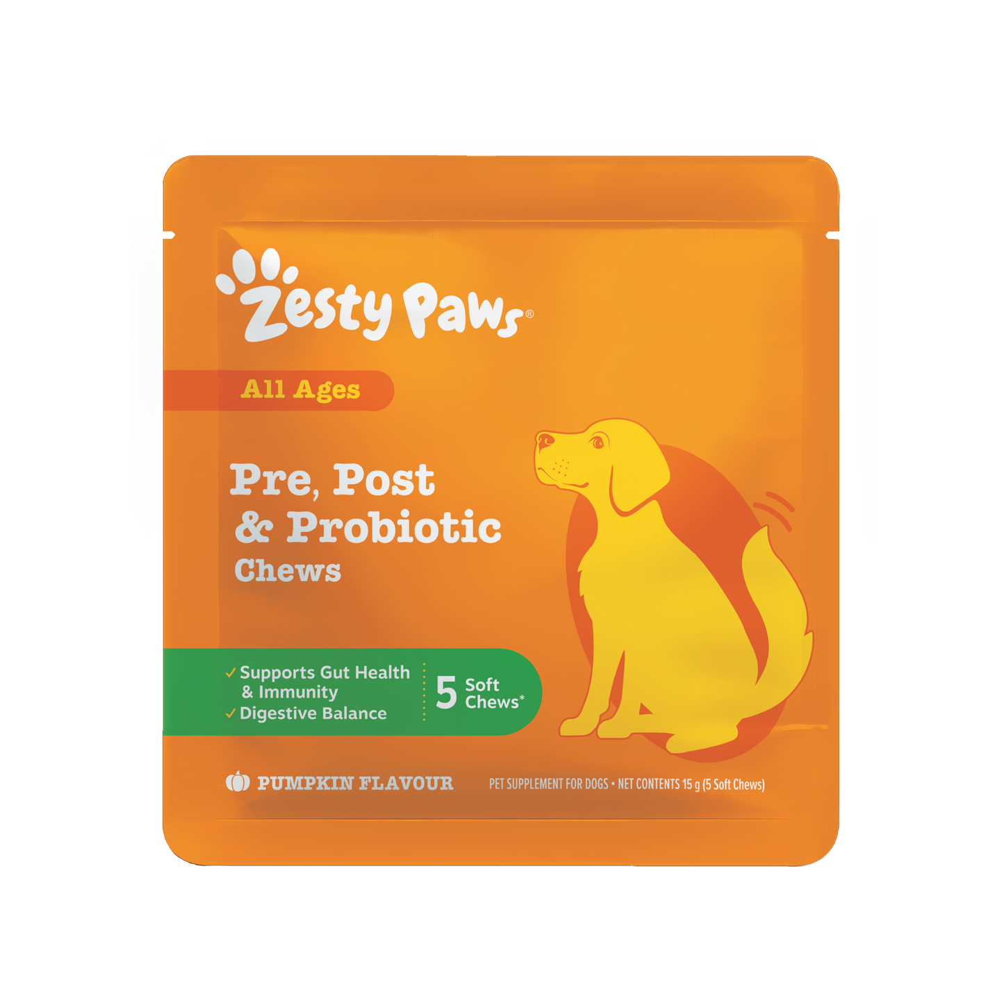 Zesty Paws Advanced Chews Sample Sachet, Dog Supplement 5ct