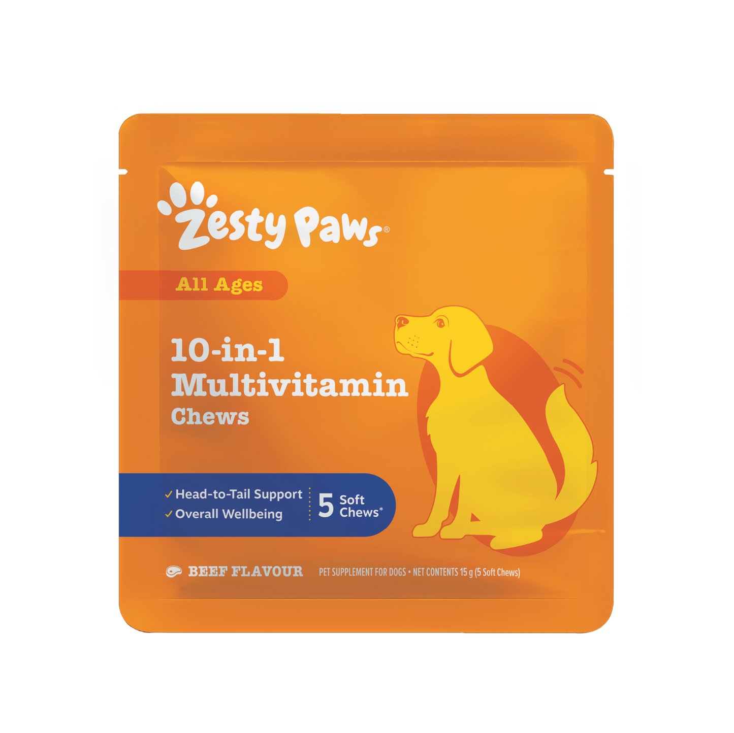 Zesty Paws Advanced Chews Sample Sachet, Dog Supplement 5ct