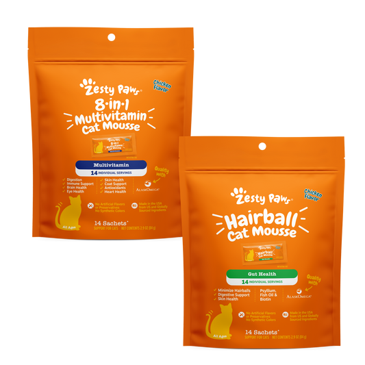 Purr-fect Health Bundle Cat Mousse Supplement (8-in-1 Multivitamin & Hairball)