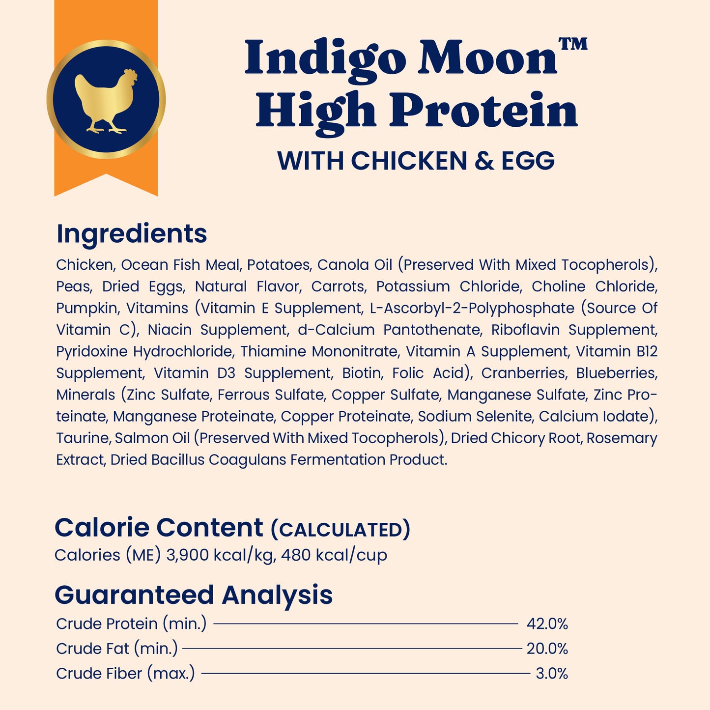 Solid Gold Cat Dry Food Indigo Moon With Chicken (3LB/12LB) - High Protein