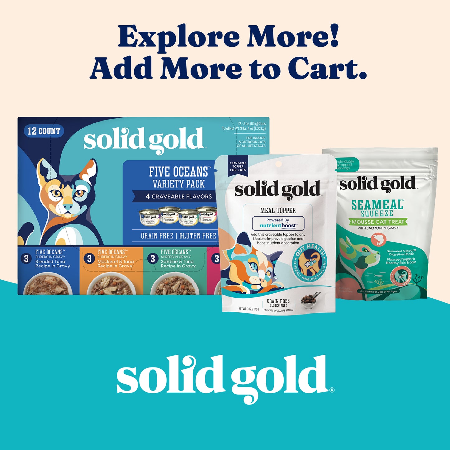 Solid Gold Cat Dry Food Indigo Moon With Chicken (3LB/12LB) - High Protein