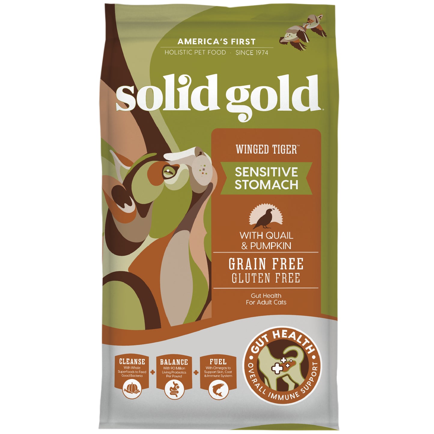 Solid Gold - Winged Tiger