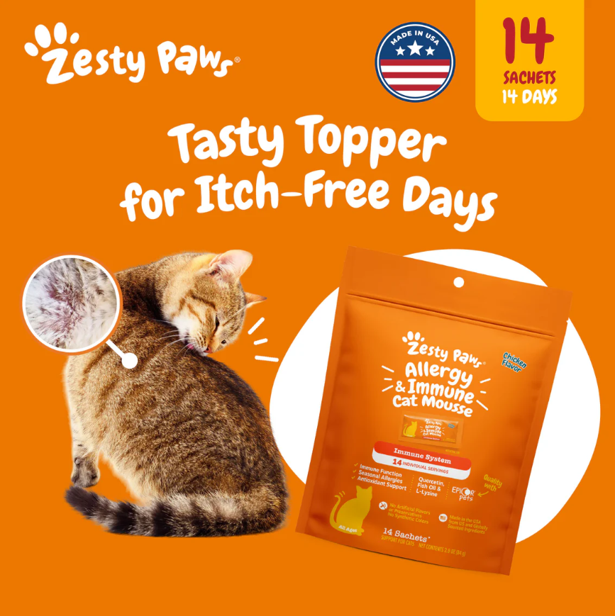 Season Of Care Bundle for Cats (Cat Mousse Allergy & Immune  + Omega Boost)